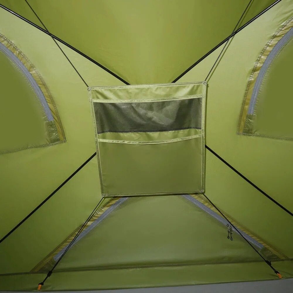 4-person tent with storage pockets