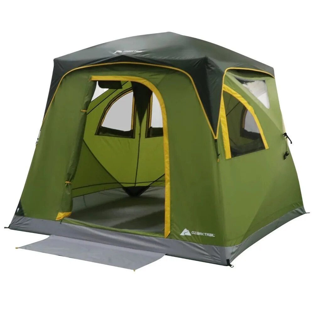 Quick pitch 4-person tent
