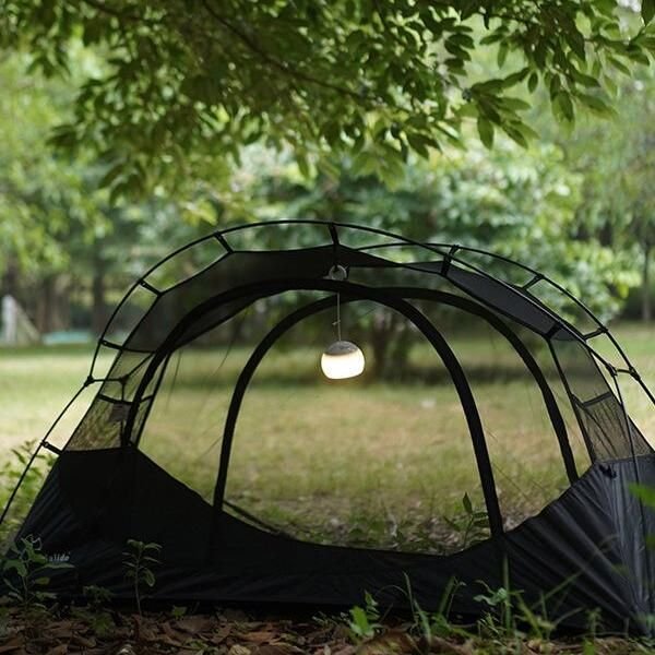 Single person bed tent for camping trips