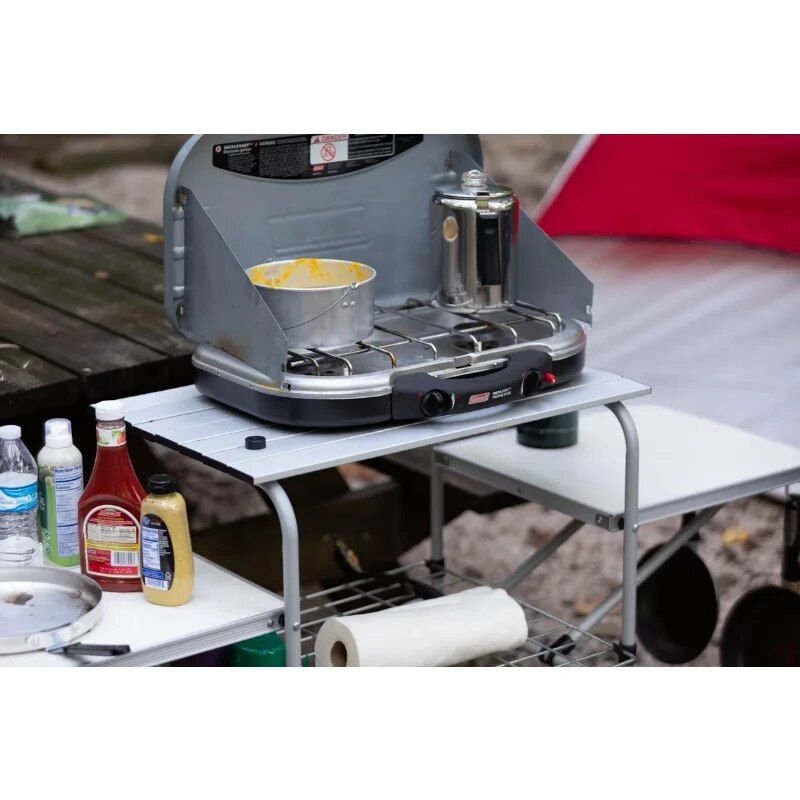 Portable trail camp cooking stand